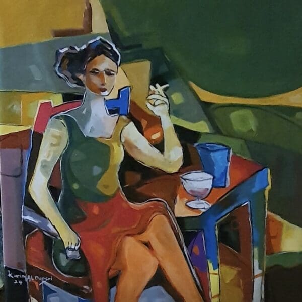 LADY SMOKING