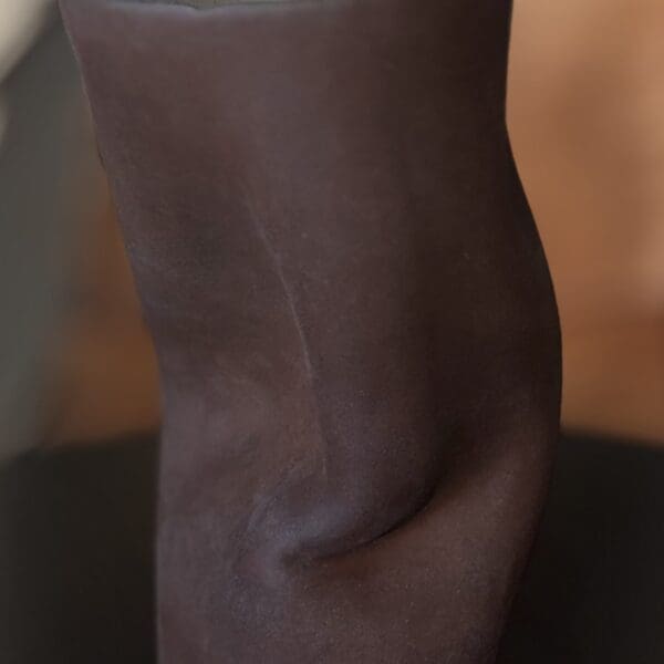 Vase Terracotta and White